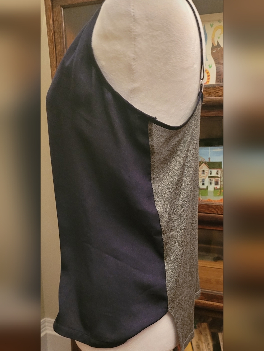🥳2/$15🥳 TOWNSEN Navy Double-Strap Satin V-Neck Cami